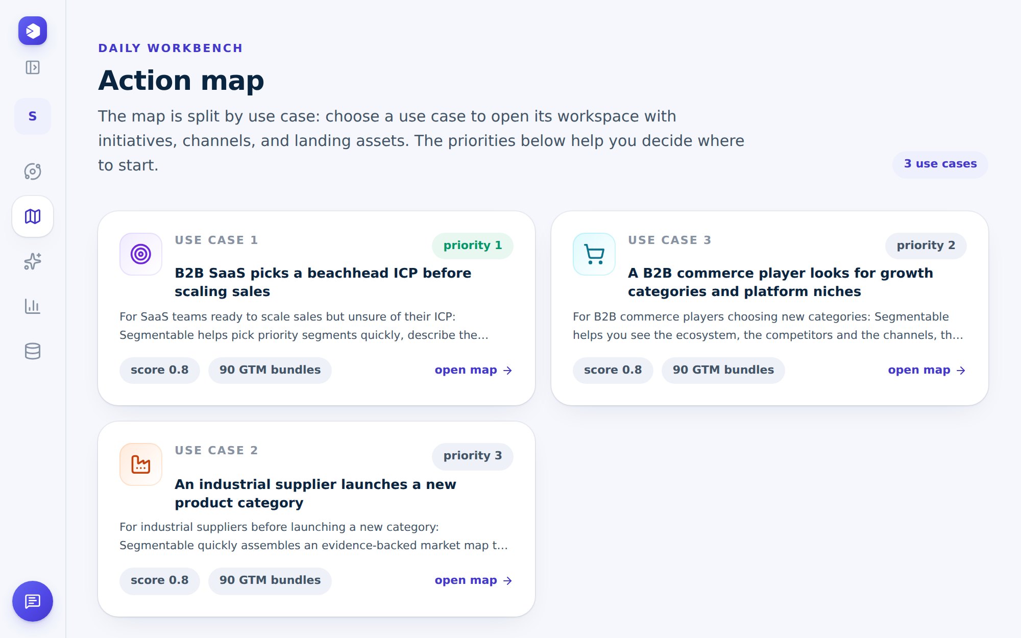 Action map